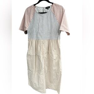 Roolee Women’s Midi Striped Mirabel Dress